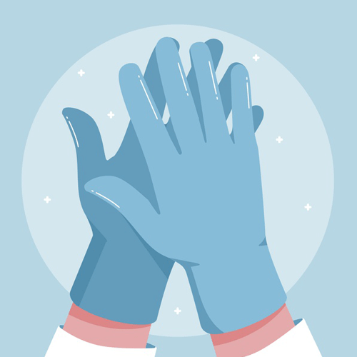 NITRILE EXAMINATION GLOVES